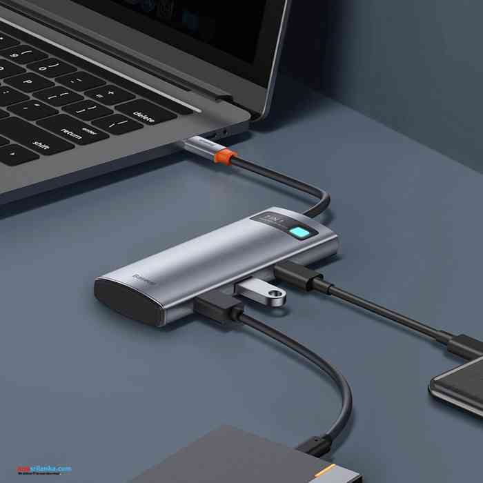 Baseus 7-in-1 Type-C Hub Metal Gleam Series Multifunctional Docking Station